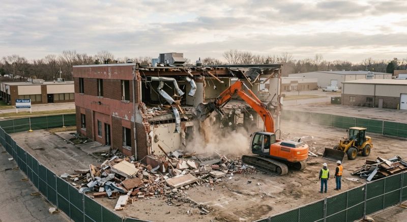 Commercial Building Demolition in Houston, TX