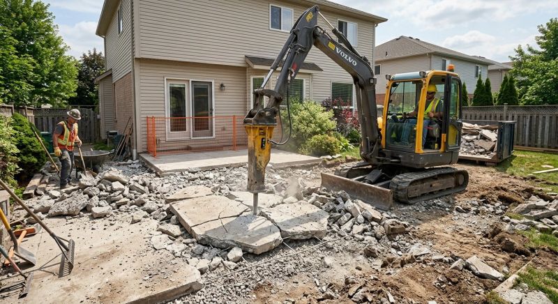 Concrete Pavement Demolition in Bergen County, NJ