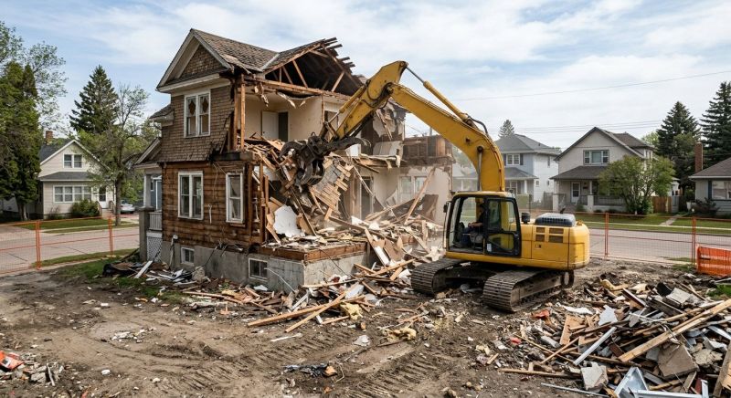 House Wrecking in Conroe, TX
